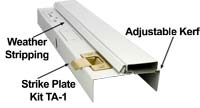 Sample Kit for Frame-Up Adjustable Kerf Steel Door Frame